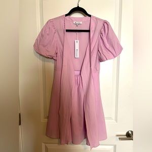 Lilac flowy dress (lavender-color)